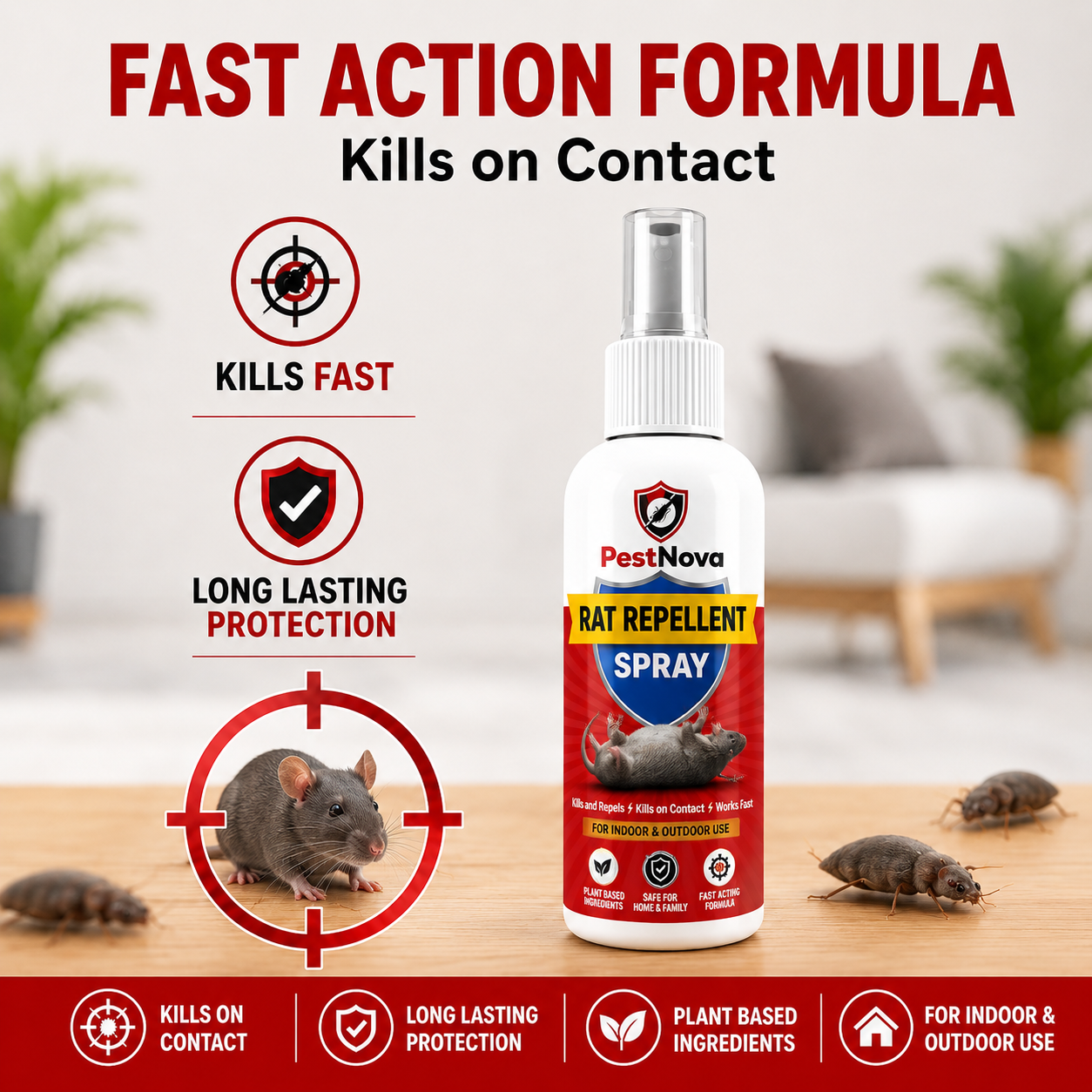 Pest Nova - Rat Repellent Spray