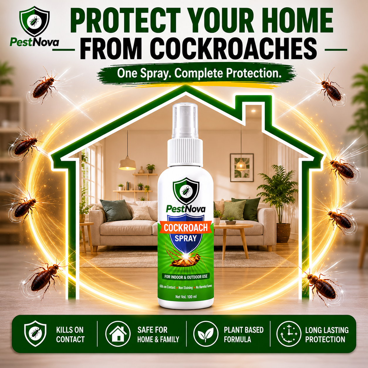 Pest Nova - Cockroach Spray